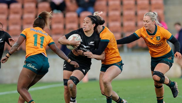 Kennedy Simon of New Zealand during a Test match against Australia on September 30, 2023